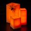 Spooky Orange Wax Luminary Display