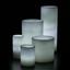 A Winter Wonderland White Wax Luminary Display