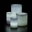A Winter Wonderland White Wax Luminary Display