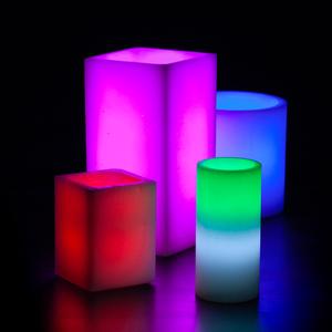 Festive Colorful Party Themed Wax Luminaries