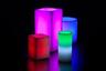 Festive Colorful Party Themed Wax Luminaries
