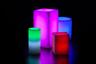 Festive Colorful Party Themed Wax Luminaries