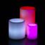 Red, White and Pink Themed Wax Luminary Cluster