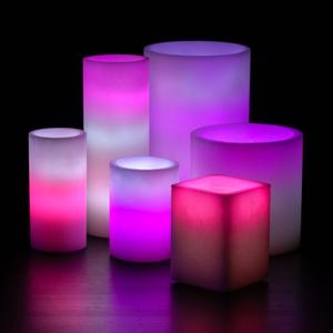 Candy Cane Wax Luminaries