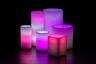 Candy Cane Wax Luminaries