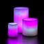 Candy Cane Wax Luminaries