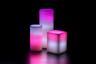 Candy Cane Wax Luminaries
