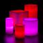 Red and Pink Themed Wax Luminary Cluster