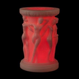Wax Luminary Art - Goddess of Love Pillars