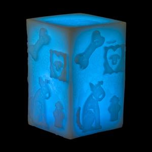 Wax Luminary Art - Doggy Candle