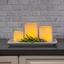 G5 Flameless Square Pillar Candles - Sleek Kitchen Decor
