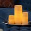 G5 Flameless Pillars Natural Drip Finish