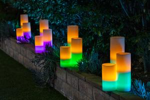 G5 Flameless Two-Tone Pillars