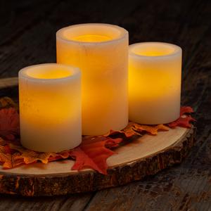 Flameless Thanksgiving Trio Centerpiece
