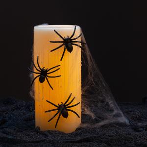 Spooky Spiders on a G5 Flameless Candle