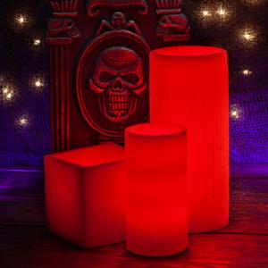 Halloween Table Decor Trio Red