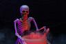 G5 Flameless Candles - Skeleton Stirring Spooky Cauldron