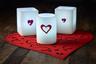 Valentine Heart Candles