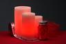 Red Valentines Day Flameless Candles with Candy