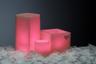 Pink Valentines Day Flameless Candles with Rose Petals