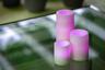 Lavender Illuminated Wax Luminary Table Decor