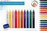 Bell Top 6 inch Household Taper Candles