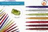 Fitted Base 12 inch Metallic Twist Taper Candles