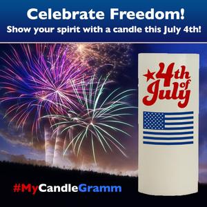 The 4th of July Candle
