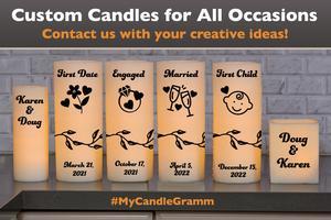 The Matchbook Story Candle