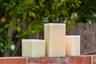 Square Flameless Candles Poolside Event Decor