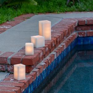 Flameless Candles Home Poolside Event Decor