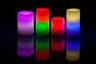 Multi Level Color Wax Luminary Candle Deco Art