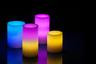 Multi Level Color Flameless Candle DecoArt
