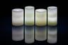 White Illuminated Wax Luminary Candle Deco Art