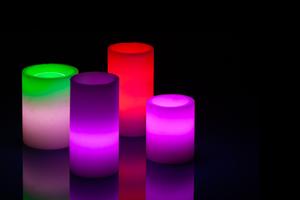 Mix Level Color Wax Luminary Candle Deco Art