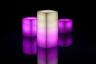 Breast Cancer Awareness Flameless Candle Set