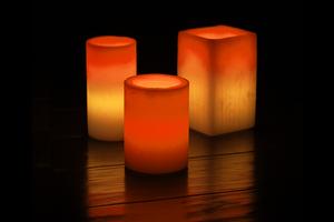 Sunrise Flameless Candle Cluster