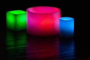 Complete Illumination Wax Luminary Candle Peace Set