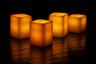 Amber Flameless Squares