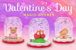 Magic Globes Valentine's Day