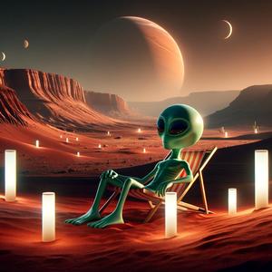 Alien Relaxation Under the Martian Sky