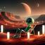 Alien Relaxation Under the Martian Sky