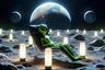 Alien Leisure on the Lunar Surface