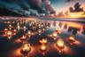 Ocean of Lights: A Serene Sunset Spectacle