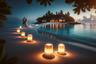 Romantic Evening on the Shore