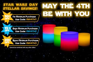 This Star Wars Day, Glow Like a Candle Saber!