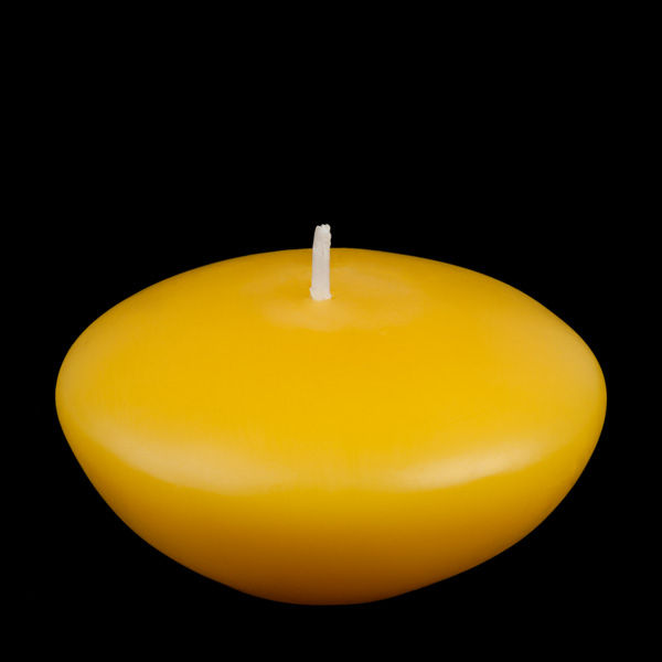 3 Inch Yellow Floating Candles