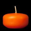 2 Inch Orange Floating Candles
