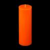 2x6 Orange Pillar Candle