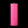 2x6 Hot Pink Pillar Candle